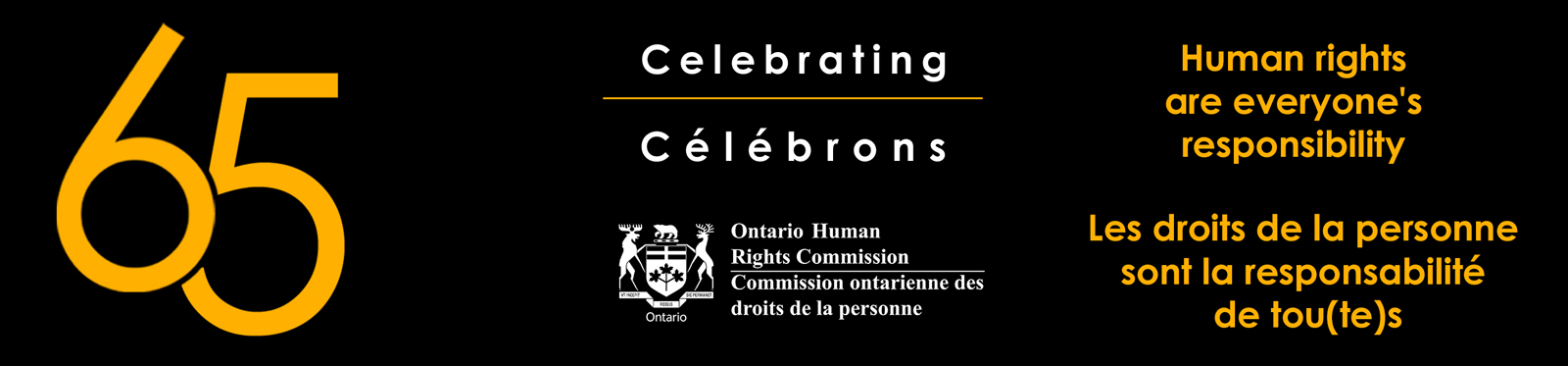 OHRC 65th Banner Logo
