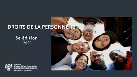 Apprentissage en ligne - Droits de la personne 101, 3e édition (2020) Droits de la personne 101, 3e édition (2020)